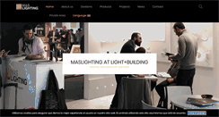 Desktop Screenshot of maslighting.com