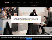Tablet Screenshot of maslighting.com